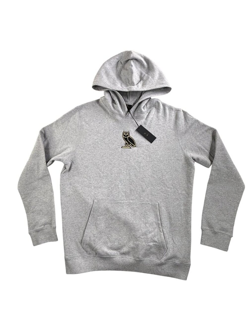 October's Very Own Hoodie Mens XL Heather Gray OVO Owl Logo Pullover Drake Rap